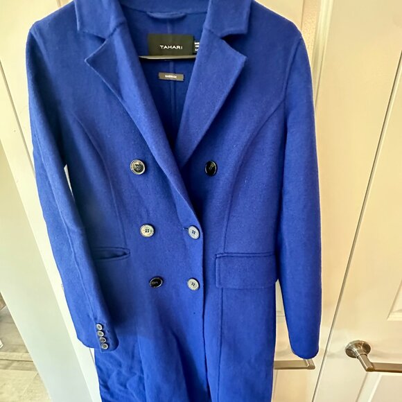 Tahari HANDMADE Wool Coat S - Picture 6 of 6